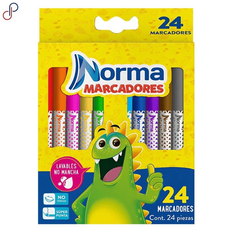 Marcadores Norma 24pcs 5201