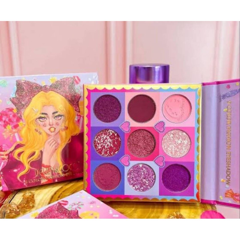 Mini Paleta de Sombras 9 Colores Kevin Coco