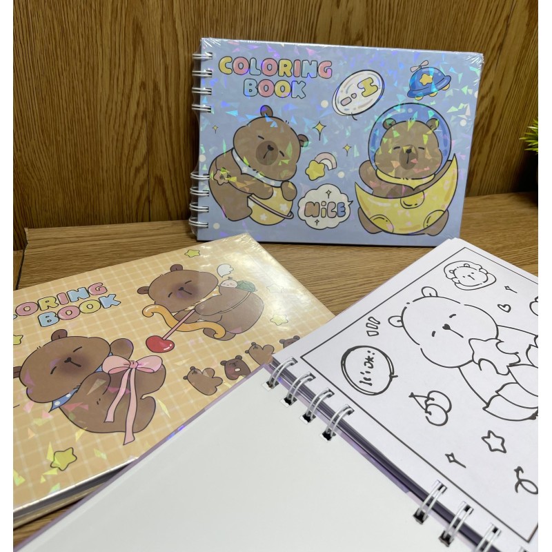 Libreta para Colorear Diseño Capibara 901