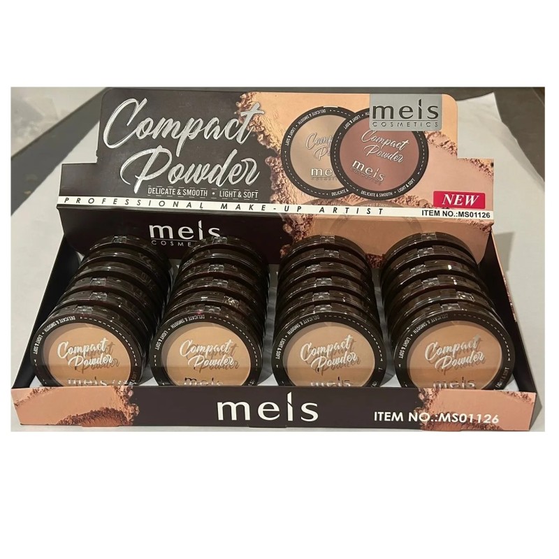 POLVO COMPACTO SUAVE Y LIGERO MEIS  MS01126