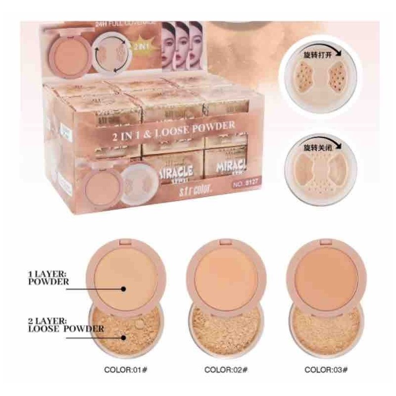 POLVO SUELTO + BASE SFR COLOR 8127