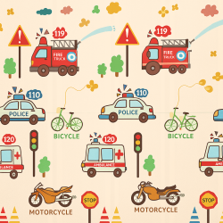 Alfombra Infantil de gateo Reversible 1.80x2mt 13788