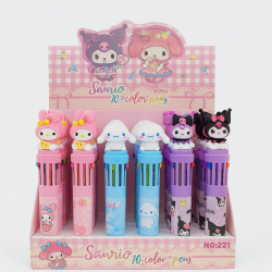 Esferos San Rio 10 Colores 1503