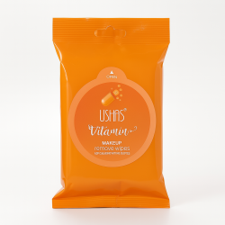 TOALLAS DESMAQUILLANTE 10PCS  VITAMINA C USHAS WP015