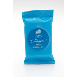 TOALLAS DESMAQUILLANTE 10PCS COLAGENO USHAS WP014