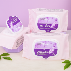 TOALLAS DESMAQUILLANTES COLAGENO 30UNDS USHAS WP022