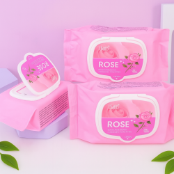 TOALLAS DESMAQUILLANTES ROSAS 30UNDS USHAS WP021