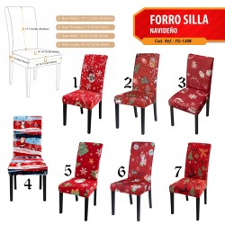 Forro de Silla Navideño FG-1308