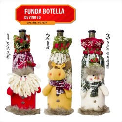 Forro Navideño para Botella de Vino FG-1277