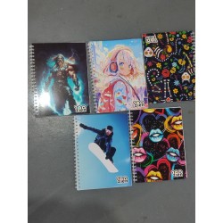 Cuaderno Universitario Espiral 4 Líneas Zien 100H