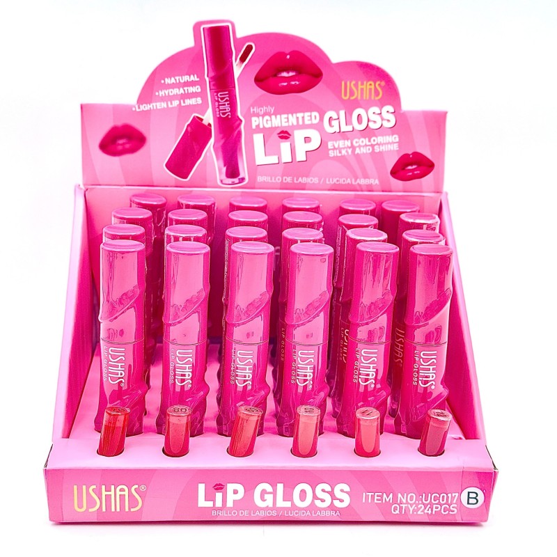 LIP GLOSS USHAS UC017A y UC017B