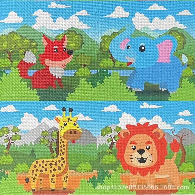 Alfombra Rompecabezas Goma Eva 60x60cm 4808 4806 4800 4807