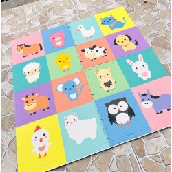 Alfombra Rompecabezas Goma Eva 60x60cm 4808 4806 4800 4807