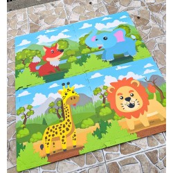 Alfombra Rompecabezas Goma Eva 60x60cm 4808 4806 4800 4807