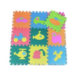 Set de 10 Rompecabezas de Goma Eva para Alfombra 30X30cm Superficie Total 4800