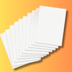 Cartulina Bristol Blanca A4 10pcs