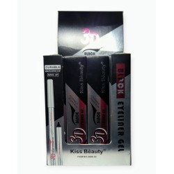 Delineador Negro 3D a prueba de Agua 2698-03