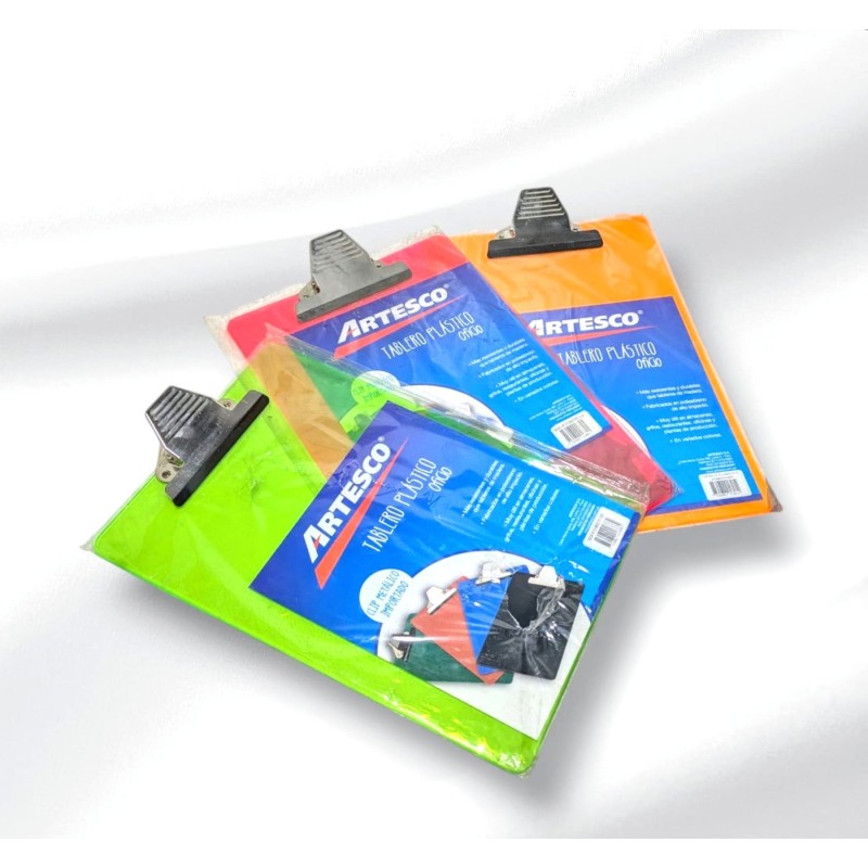 TABLERO ARTESCO ACRILICO TOF VERDE ROJO Y NARANJA