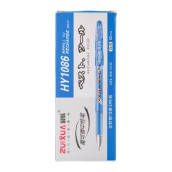 Caja de 12 Esferos Borrables Azul