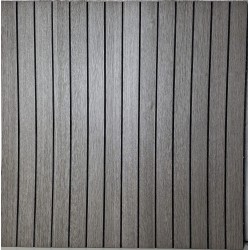 Papel Vinil 3d Estilo Maderado Gris 60X60CM  BF-5164