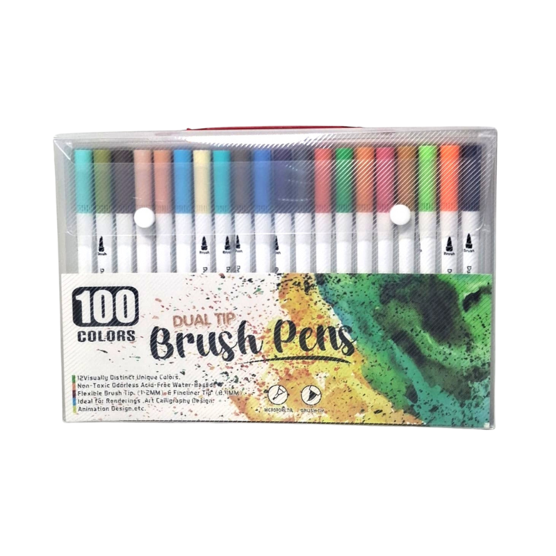 Marcadores Doble Punta 100pcs 5198