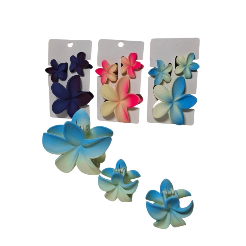 PINZA DE CABELLO FORMA DE ORQUIDEA JD3662