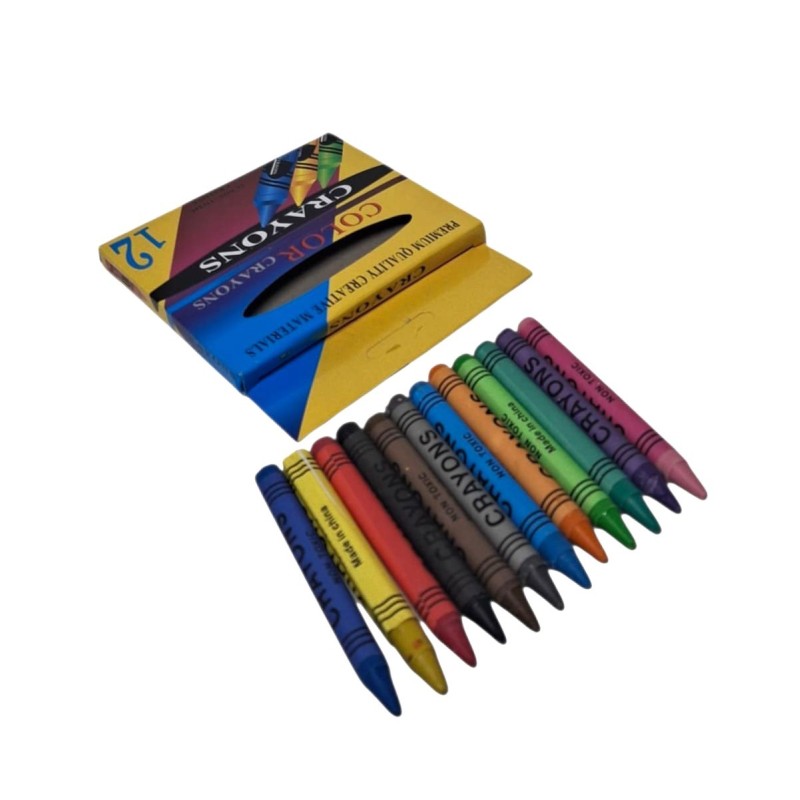 CRAYONES PEQUEÑOS 12 PCS - JD3375