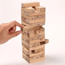 JUEGO JENGA 54PCS MADERADO 3134