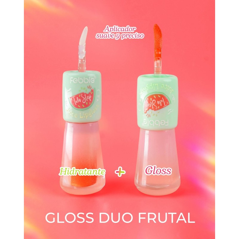 Gloss Duo Frutal Hidratante -  Febble FBC065