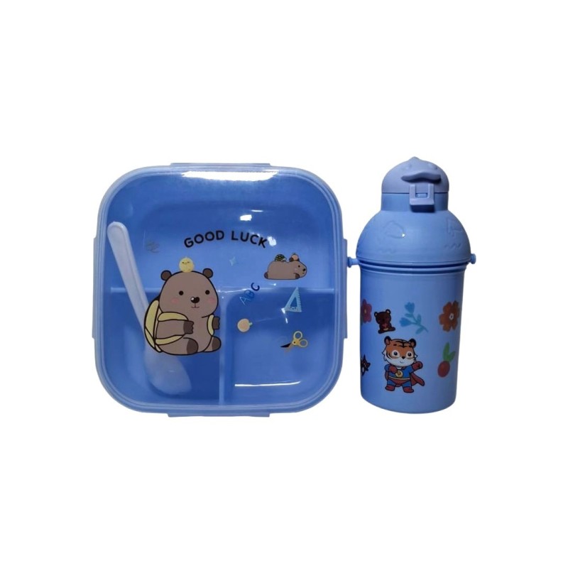 SET DUO LONCHERA Y TOMATODO CAPIBARA 3514