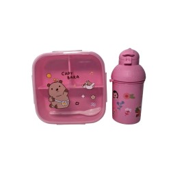 SET DUO LONCHERA Y TOMATODO CAPIBARA 3514