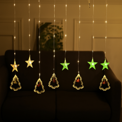 Luces Led Árbol Estrella Multicolor 3x1.5mt 4056