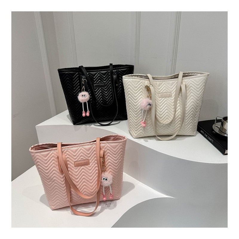 Cartera Ayf-66 (Rosa-Crema-Negro) (No llavero)
