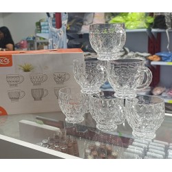 Set de 6 tazas decoaradas GU018