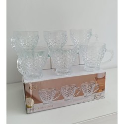 Set de 6 tazas 210ml GU013