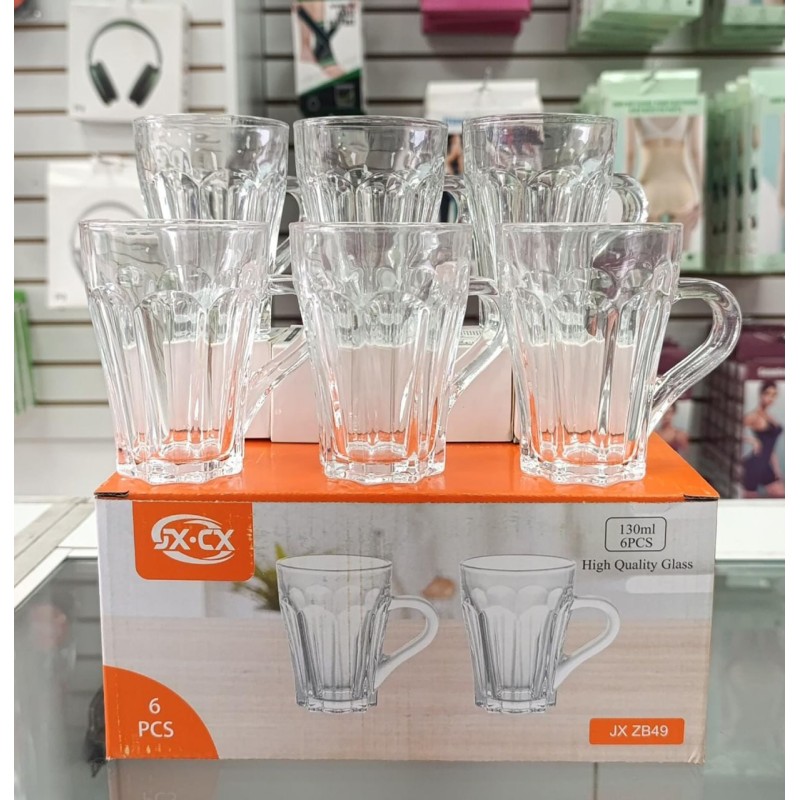 Set de 6 tazas 130ml GU021