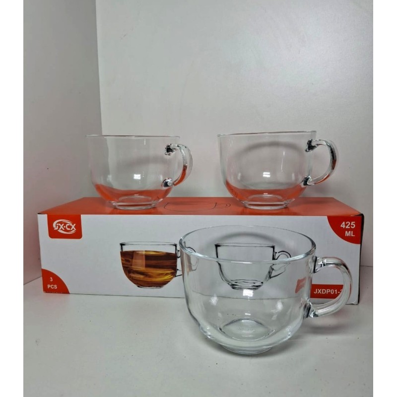 Set de 3 tazas hondas cevicheras 425ml GU037