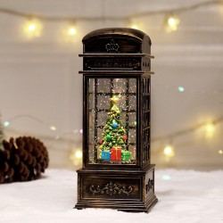 ADORNO PAPANUEL ENCAPSULADO CABINA TELEFONICA MUSICAL 6509-6