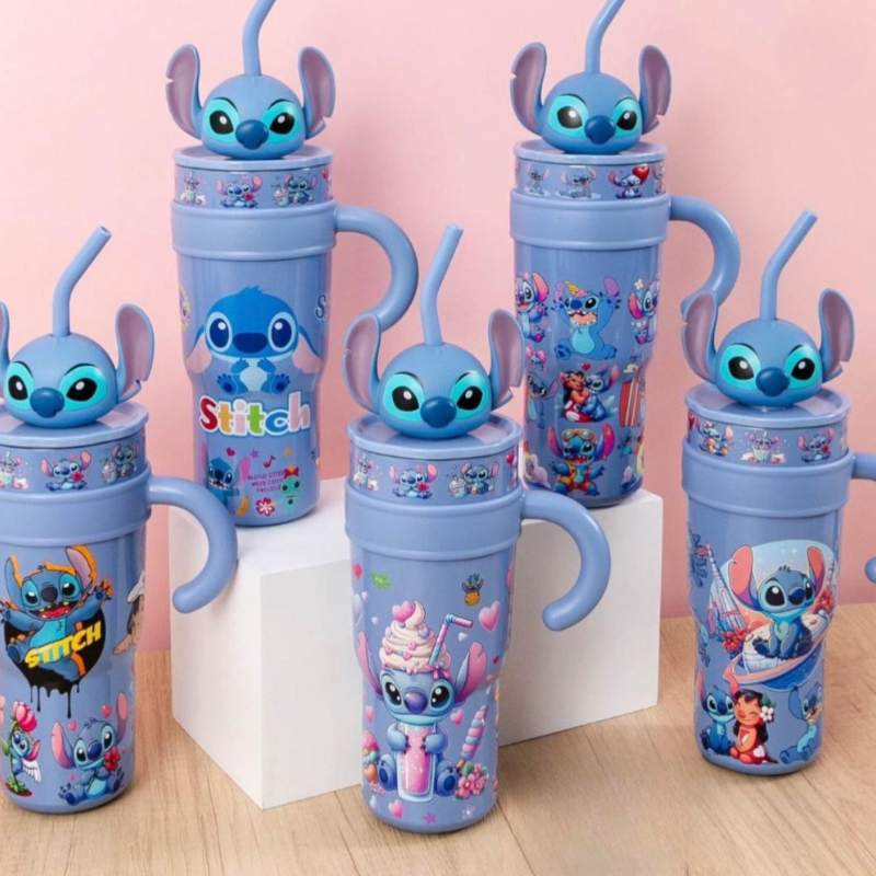 TERMO ACERO INOXIDABLE STICH TAPA CON CABEZA ZF-1160