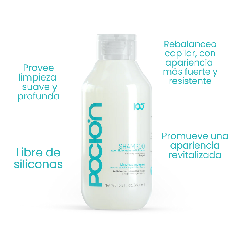 POCION SHAMPOO LIMPIEZA PROFUNDA 450ML