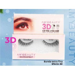 Pestañas Mink-3D-Hair Amy Beauty Varios Tamaños