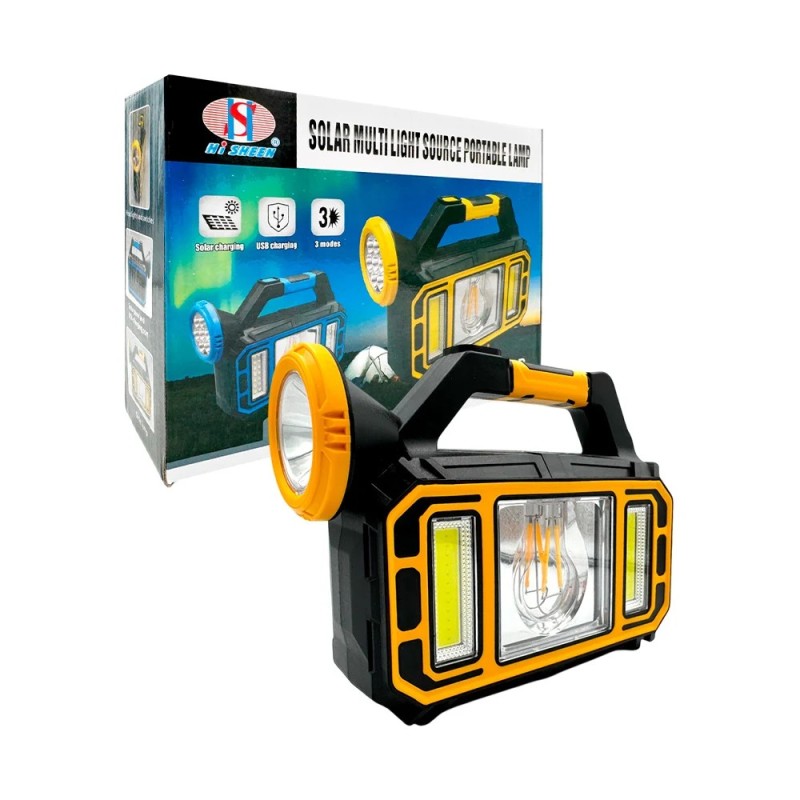 Lámpara Linterna Solar Recargable 8036-1-A