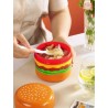 Lonchera en Forma de Hamburguesa 650ml