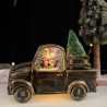 Adorno Papá Noel Encapsulado Camioneta 4091