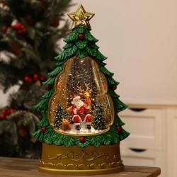 Adorno Papá Noel / Muñeco de nieve Encapsulado Arbol navideño 4101