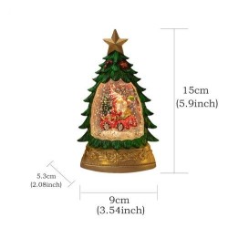 Adorno Papá Noel / Muñeco de nieve Encapsulado Arbol navideño 4101