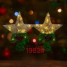 Estrella navideña adorno para cima de arbol 1983