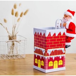 Papá Noel entra a chimenea 3081