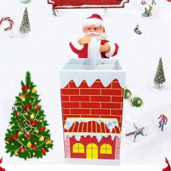 Papá Noel entra a chimenea 3081