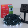 Luz led blanca carga solar 100LED 10m 3075-1